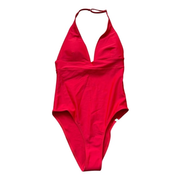 Summersalt The V-Halter Plunge One-Piece Swimsuit NWT - Picture 2 of 8